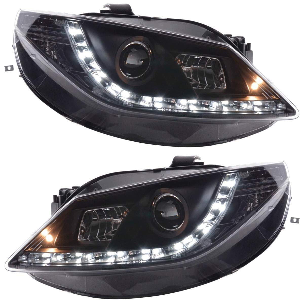 Led Scheinwerfer Set für Seat Ibiza 6J SC 2008-2012 schwarz - CR Tuning