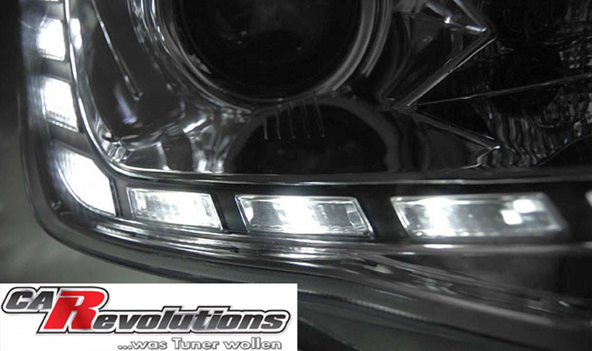 Led Tagfahrlicht Scheinwerfer für Seat Ibiza 6J Facelift chrom 2012-2015