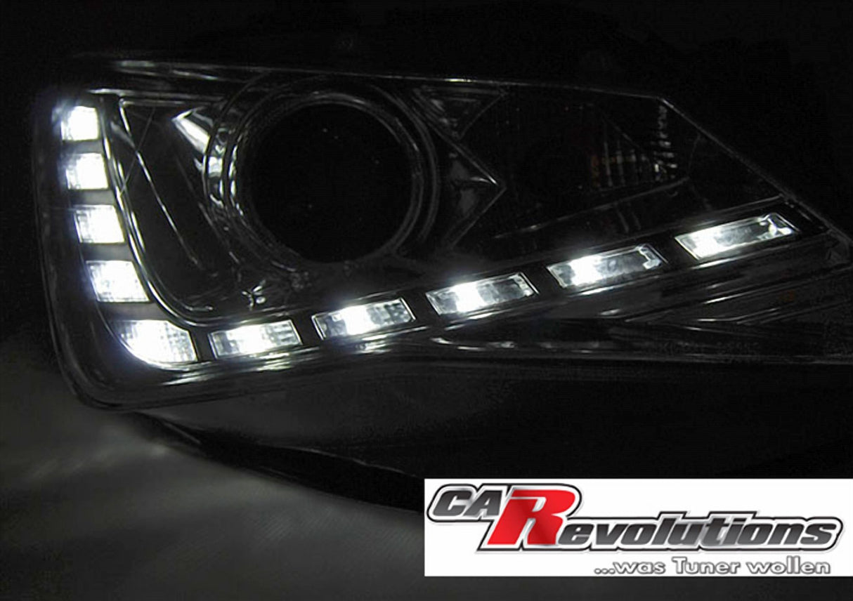 Led Tagfahrlicht Scheinwerfer für Seat Ibiza 6J Facelift chrom 2012-2015