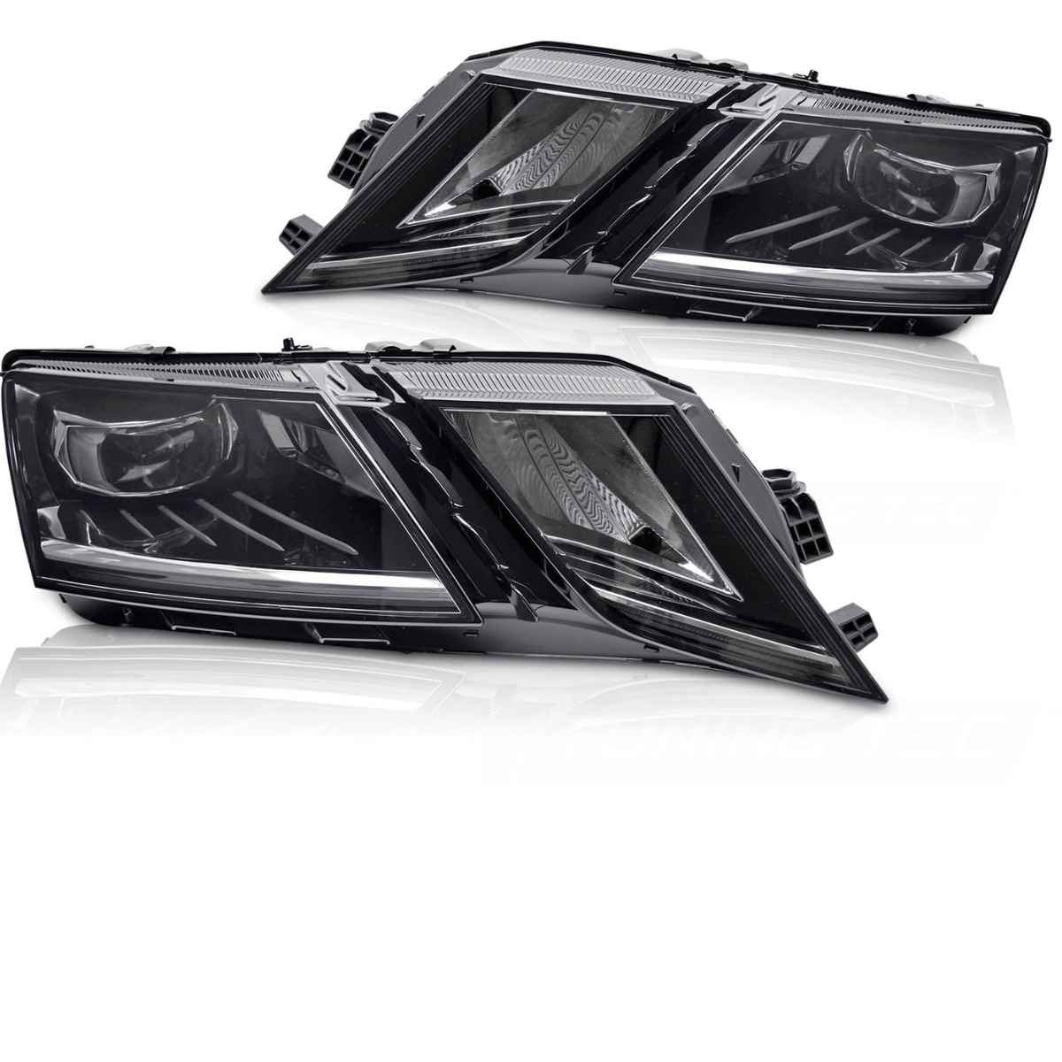 Voll LED Scheinwerfer Set für Skoda Octavia 5E FL 11/2016-2020 mit Tagfahrlicht