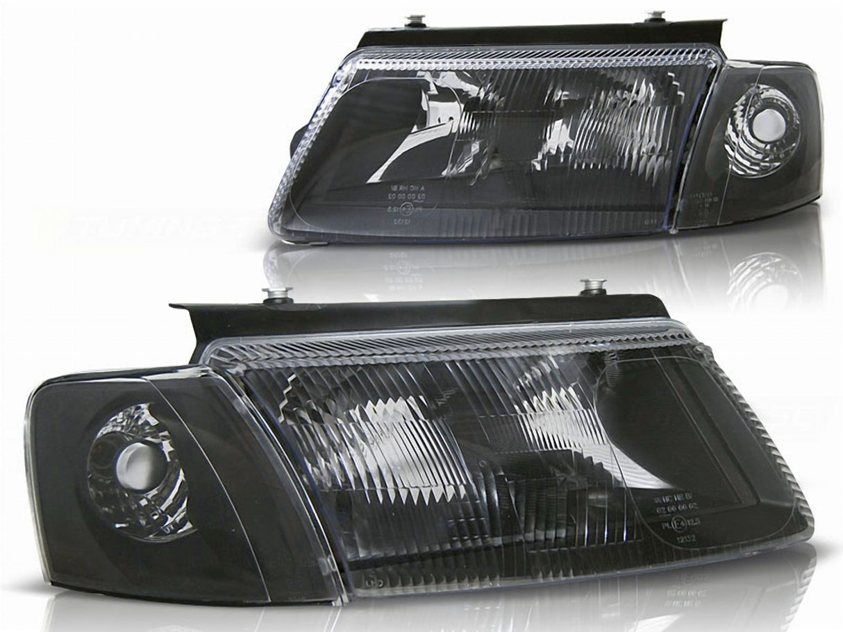 Scheinwerfer Set schwarz 11.1996-08.2000 vorne links und rechts für VW Passat B5 3B