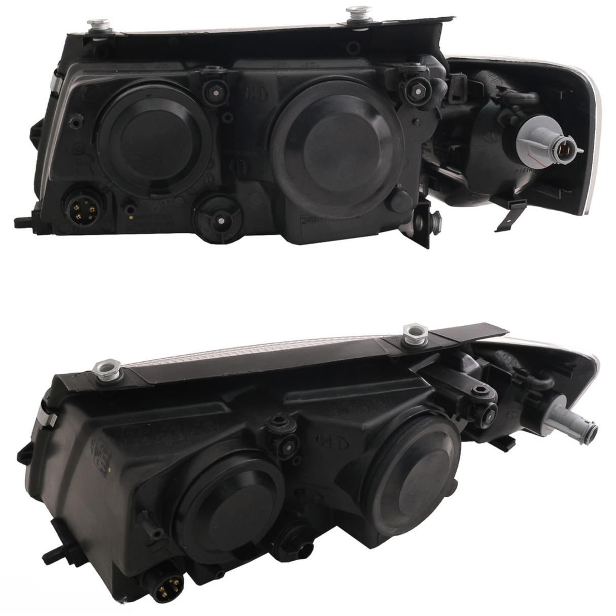 Scheinwerfer für BMW E36 Coupe Cabrio Touring, LED-Scheinwerfer, Klarglasoptik, Tagfahrlichtfunktion