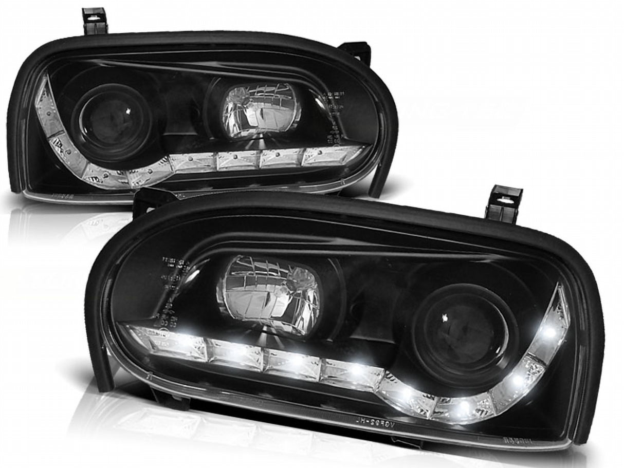Led Scheinwerfer Set in schwarz für VW Golf 3 III 09.1991-08.1997