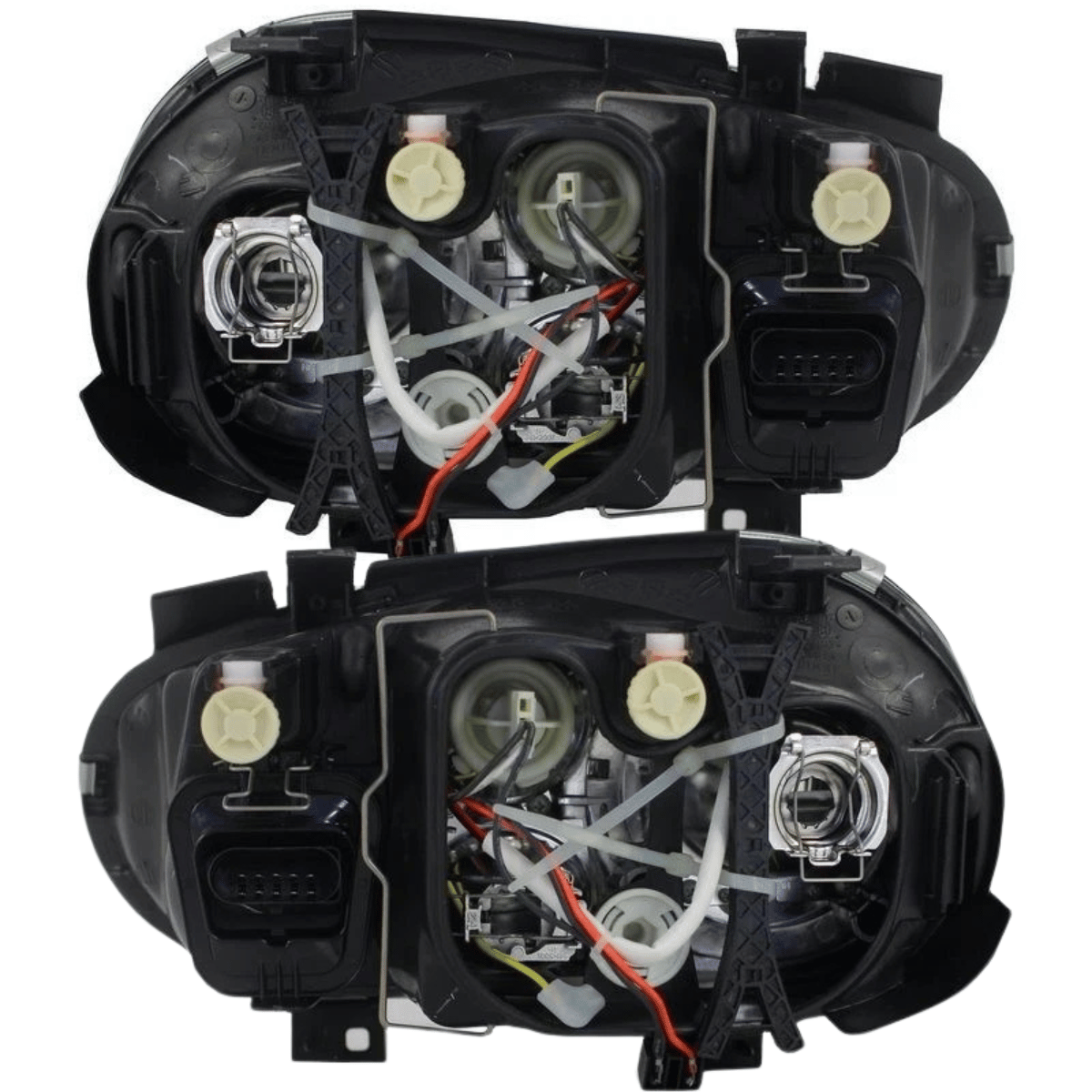 Scheinwerfer Set für VW Golf 4 schwarz mit Nebelscheinwerfer H7 H3 09.1997-09.2003