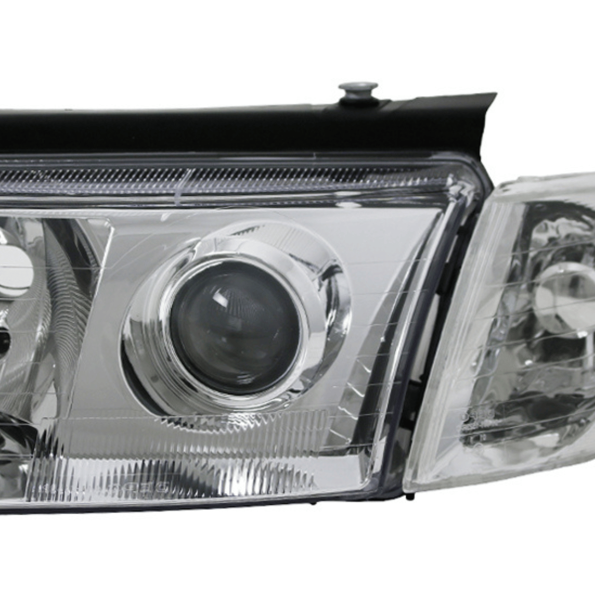 Chrom Scheinwerfer mit LED Tagfahrlicht für Ford Mustang 2005-2009