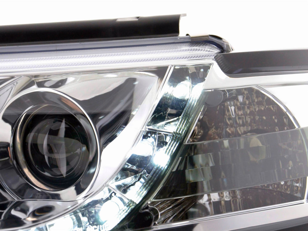 LED Scheinwerfer für BMW E90 E91 mit Tagfahrlicht-Optik, dynamischer Blinker, Klarglas