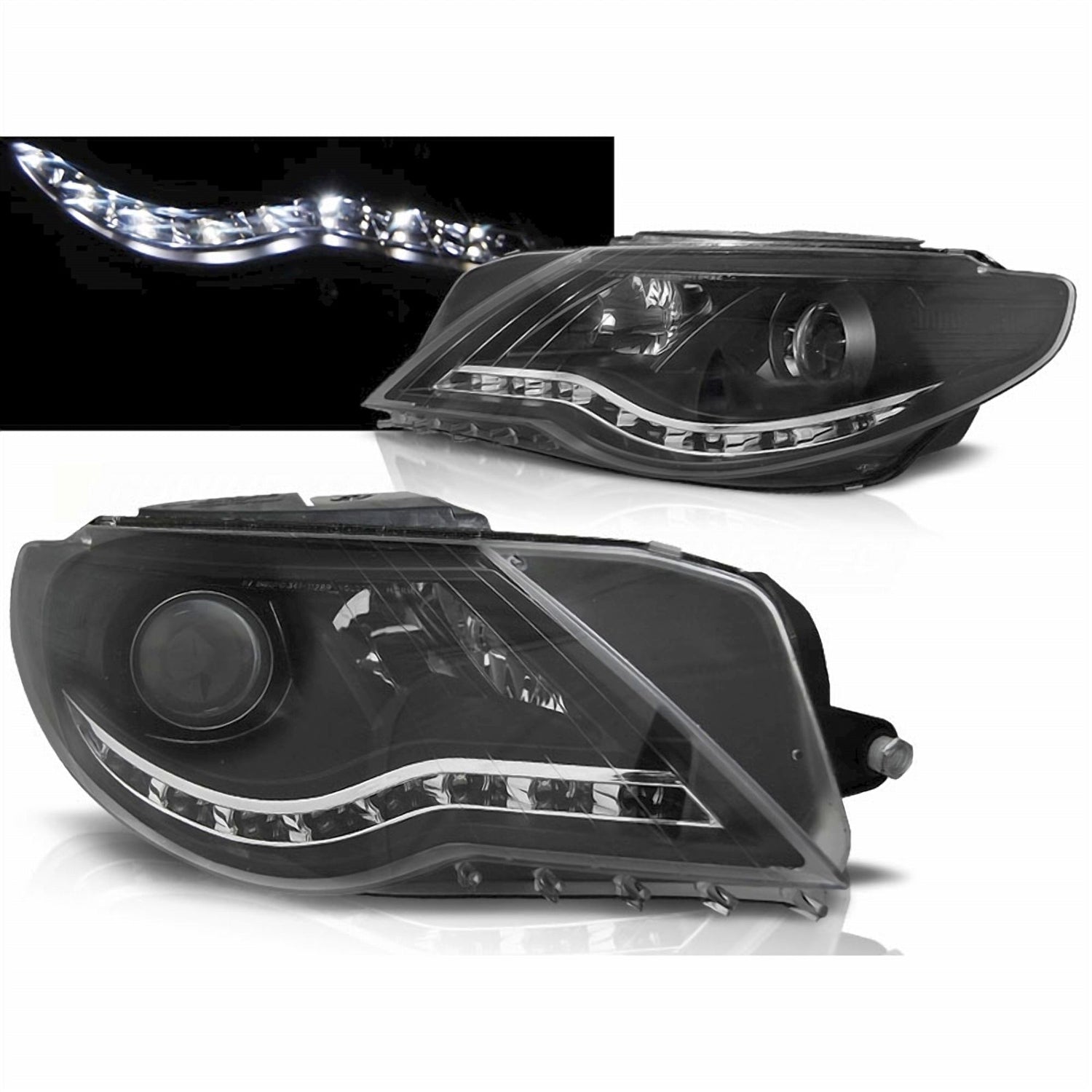 LED Scheinwerfer Set für VW Passat CC schwarz 2008-2012