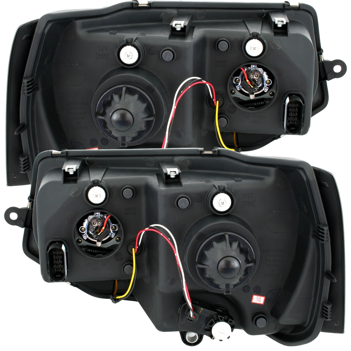 Led Tagfahrlicht Light Tube Scheinwerfer Set in schwarz für VW T5 GP 2010-2015