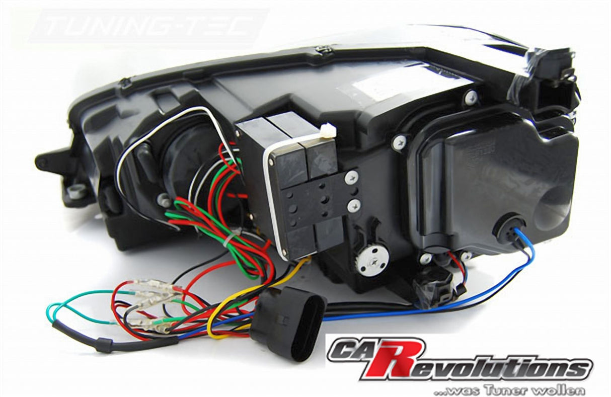 CR-Tuning Scheinwerfer mit Kabelbaum und Stecker für KFZ-Tuning, LED-Scheinwerfer Zubehör