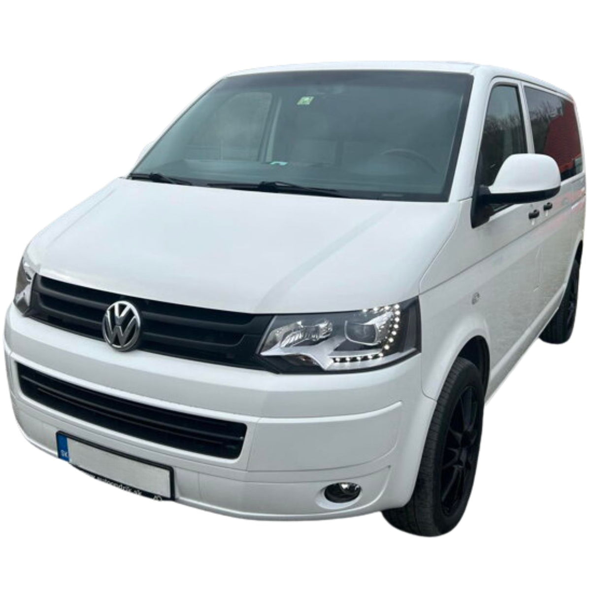 LED Scheinwerfer vorne weiß mit Tagfahrlicht-Optik für Tuning und Zubehör für VW Transporter T6