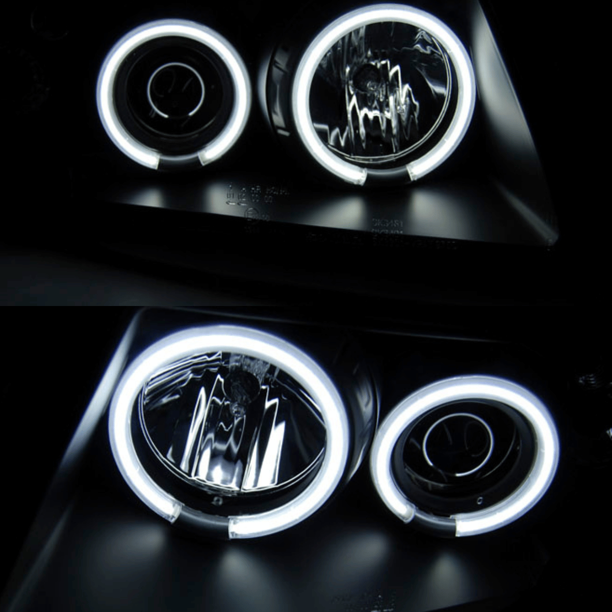 Angel Eyes CCFL Scheinwerfer Set Schwarz für VW Passat B5 3B 1996–08/2000