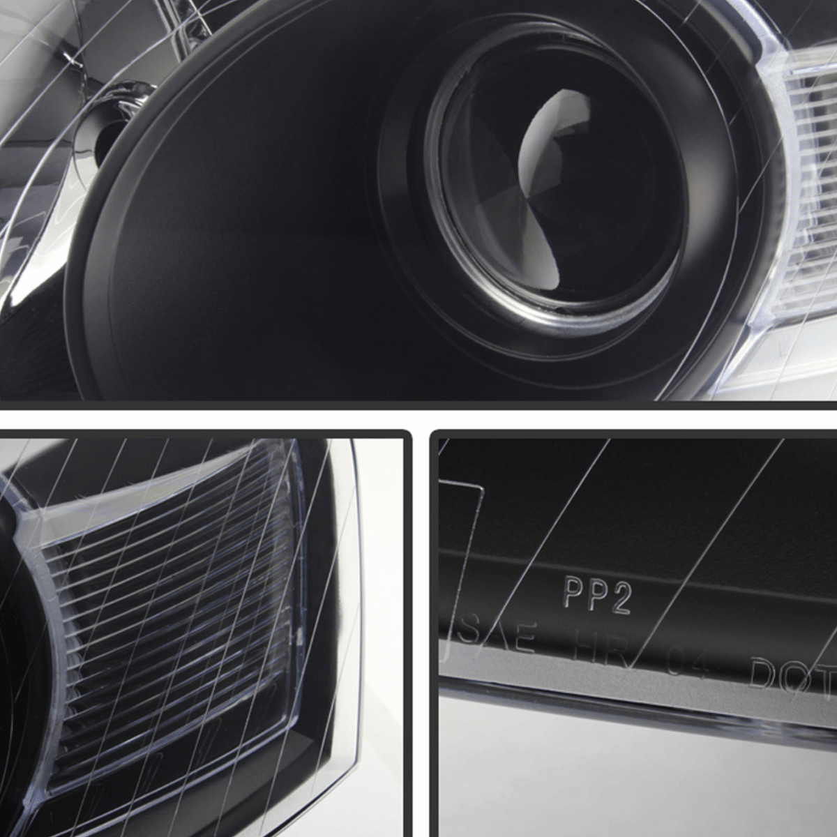 Scheinwerfer Set Schwarz für VW Passat B6 3C Limousine & Variant 2005–2010