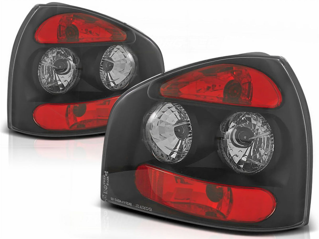Schwarzes Rückleuchten Set für Audi A3 8L 1996-2000, Tuning LED Rücklichter