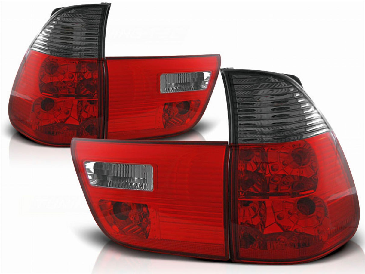 Rückleuchten Set in rauch für Für BMW X5 E53 09.1999-2006 RED