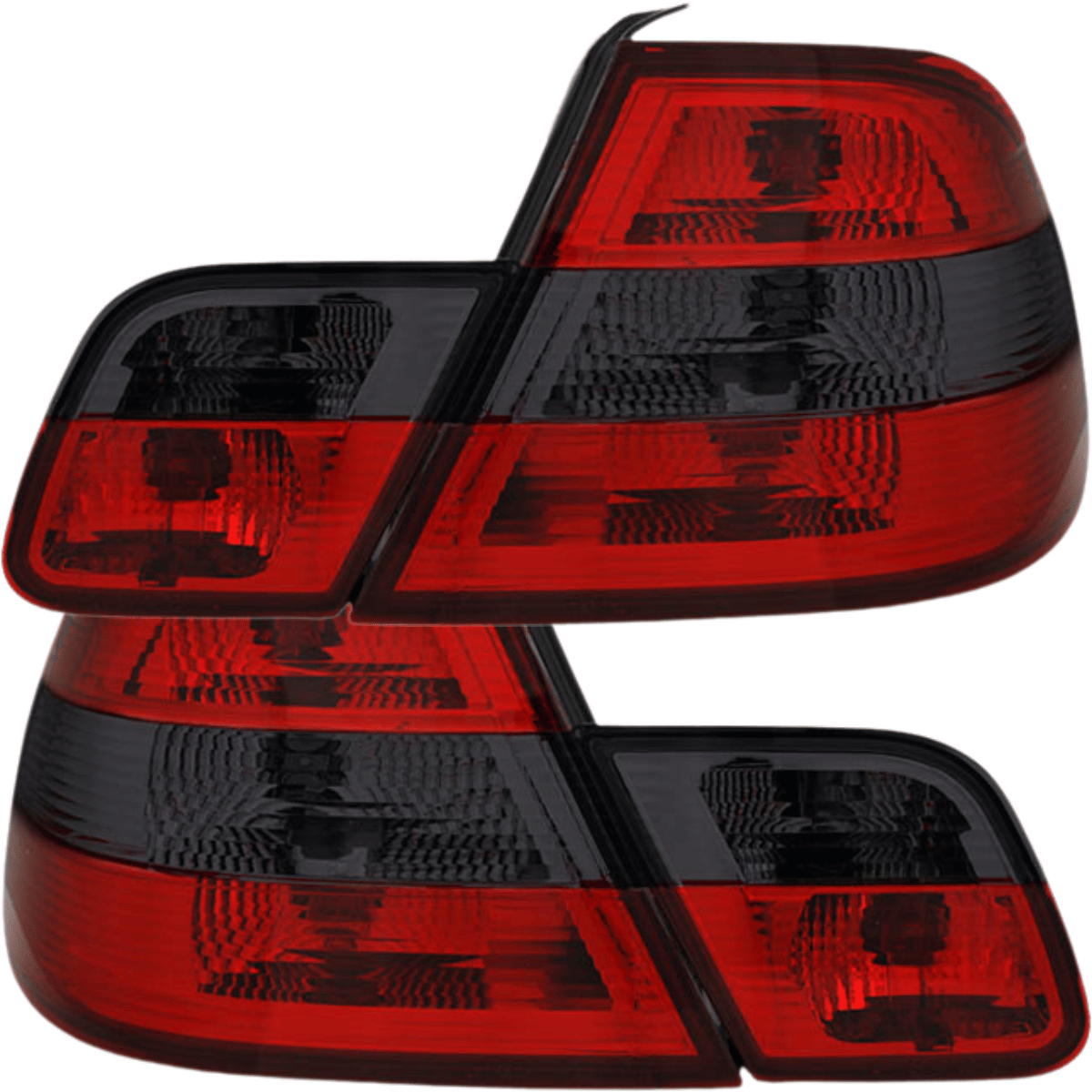 Halogen Rückleuchten Set Rot Smoke für BMW 3er E46 Coupé Baujahr 1999–2003