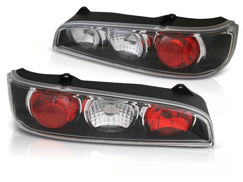 Halogen Rückleuchten Set in Schwarz für Fiat Seicento 600 1998–2010