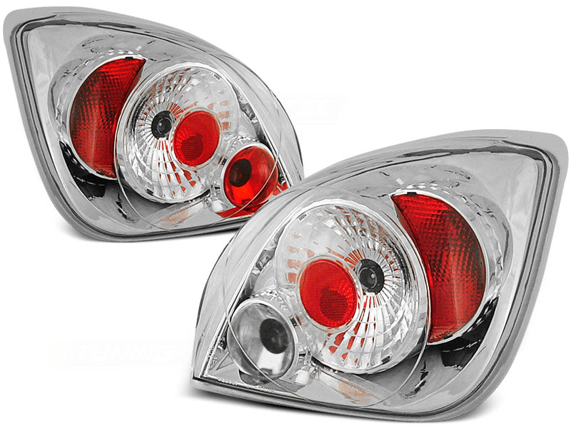 Rückleuchten Set in chrom für Für Ford Fiesta MK4/5 10.95-04.02