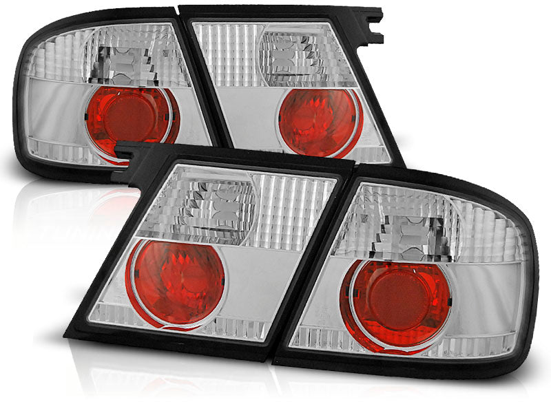 Chrom Rückleuchten Set Nissan Primera P11 1996-1998, Tuning LED Rücklichter