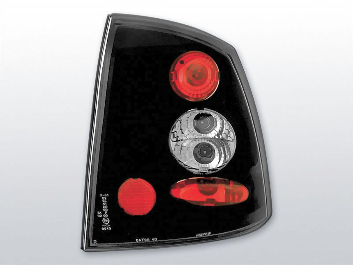 Rückleuchten Set für Opel Astra G 09.1997-02.2004 Coupe Cabrio Limo in schwarz