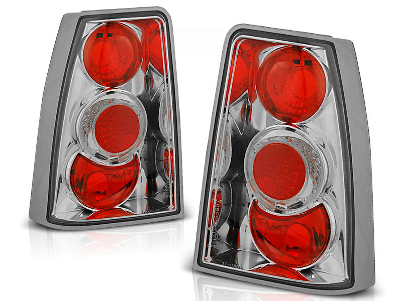 Rückleuchten Set in chrom für Für Opel Kadett E 09.84-08.91