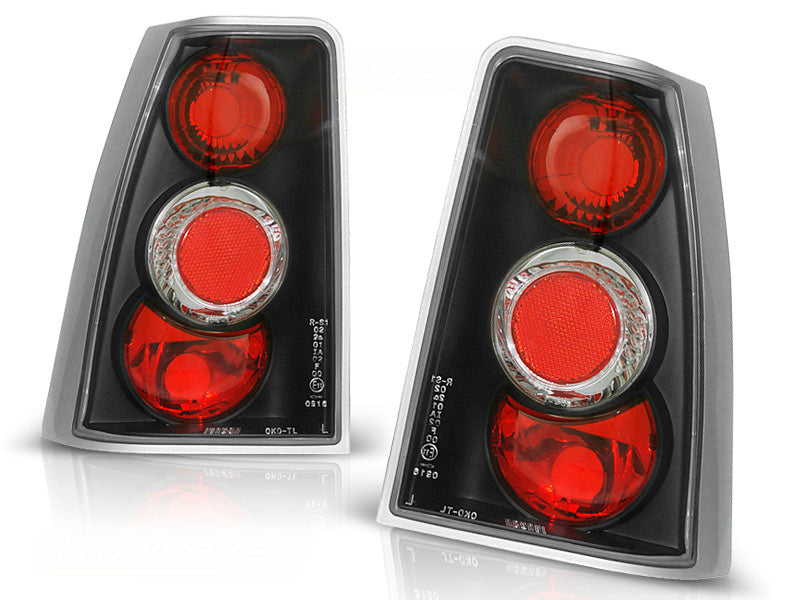 Rückleuchten Set für Opel Kadett E 09.1984-08.1991 in schwarz