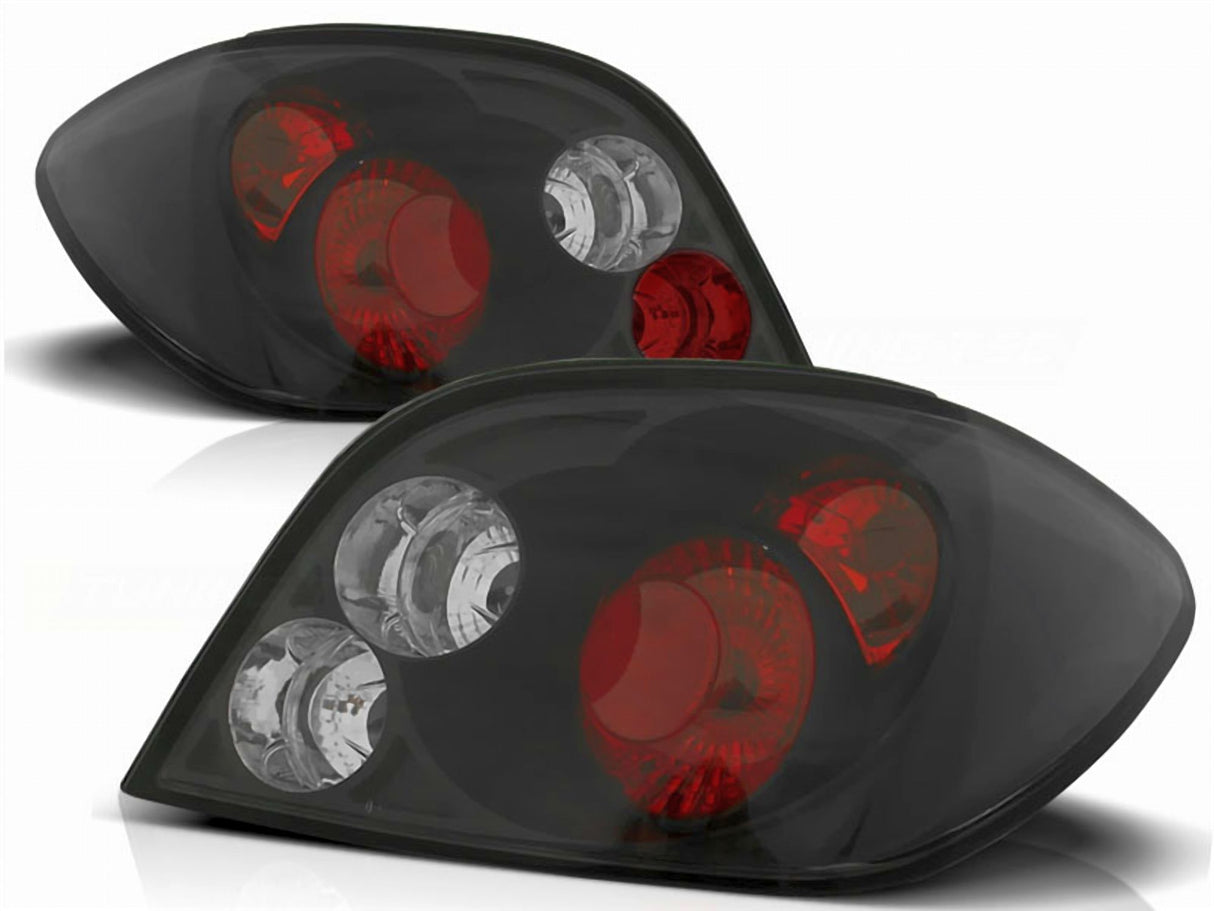 Schwarzes Rückleuchten Set für Peugeot 307 04.2001-2007, LED-Optik, Tuning Zubehör