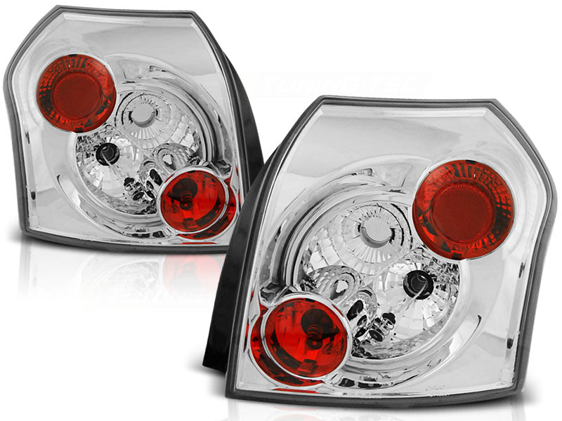 Chrom Rückleuchten Set für Toyota Corolla 12.01-07, LED-Rückleuchten, Fahrzeugzubehör