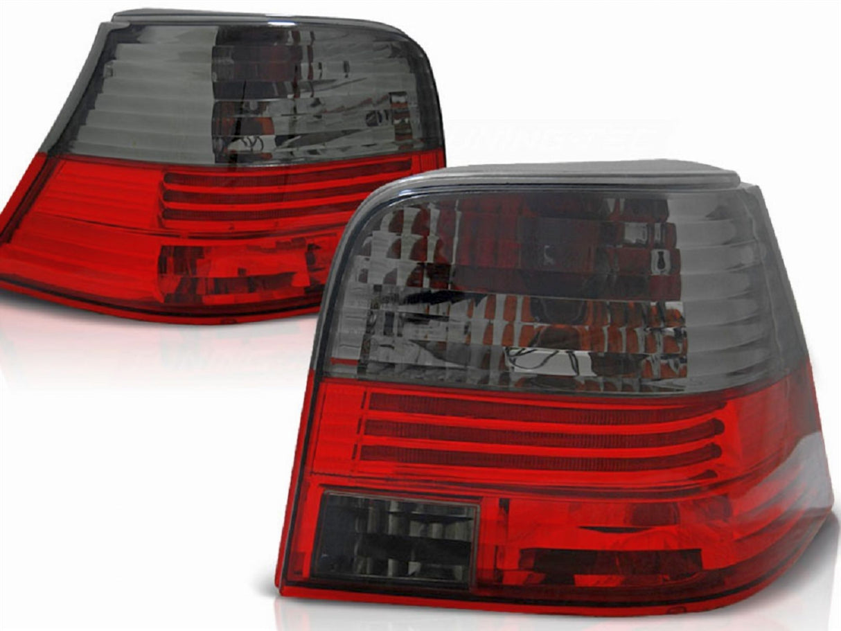 leuchten rot red smoke für 09.1997-2003, Tuning LED Rückleuchten Set für VW Golf 4 Rück