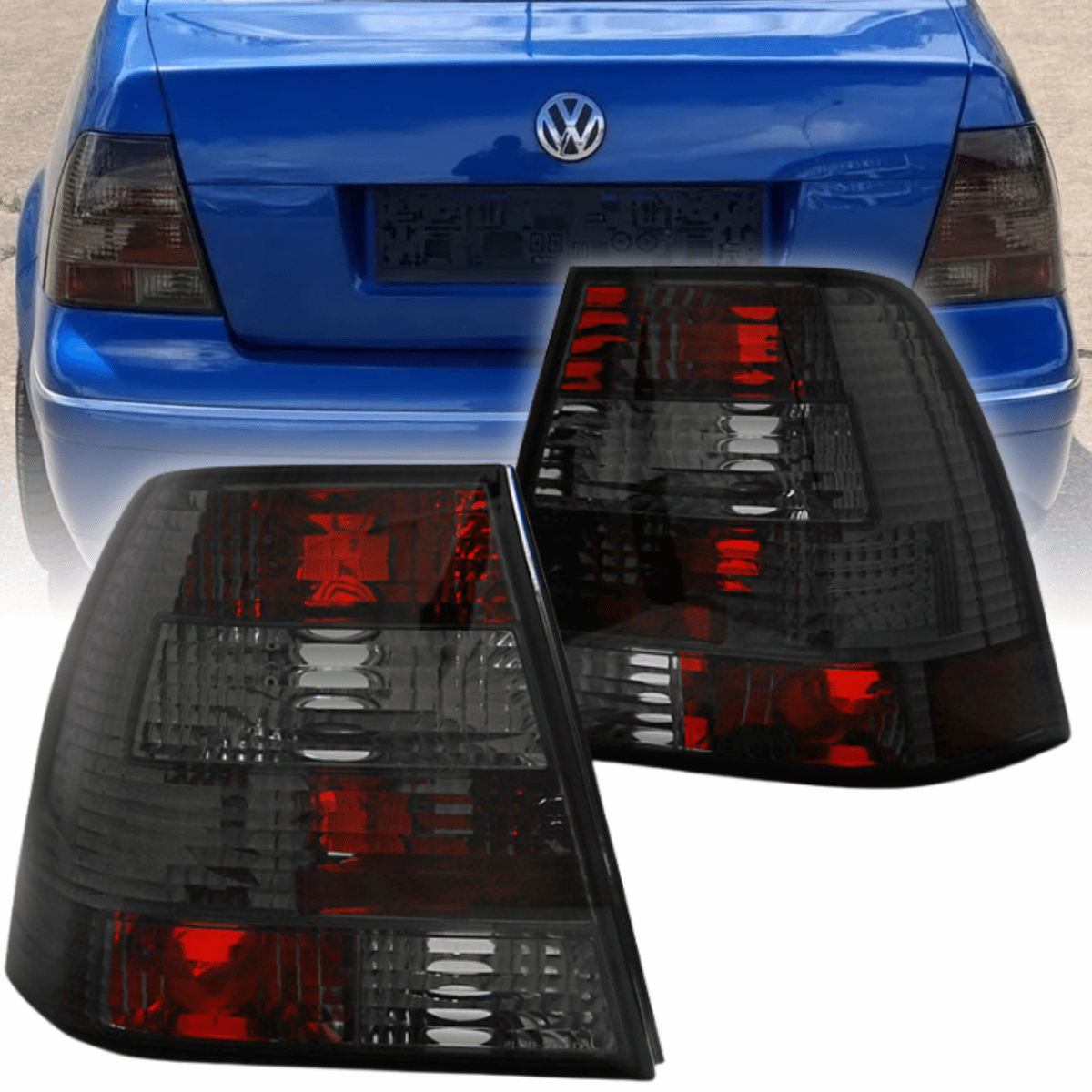 Halogen Rückleuchten Set in Smoke für VW Bora Limousine 1998–2005