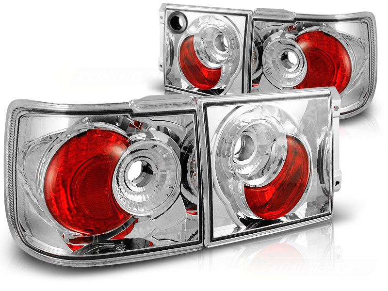 Chrom Rückleuchten Set für VW Vento 1992-1998, Tuning LED Rücklichter