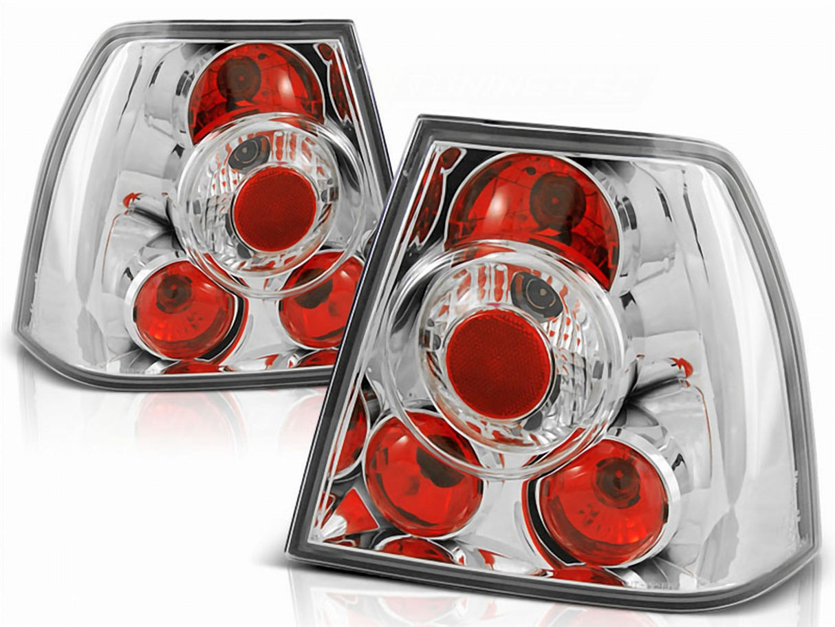 Chrom Rückleuchten Set VW Bora 1998-2005, LED Tuning Zubehör