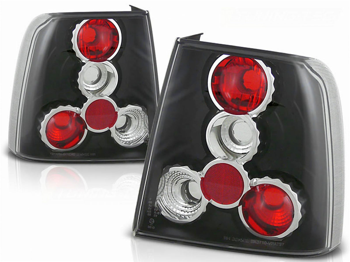 Schwarze Rückleuchten Set für VW Passat B5 Limo 1996-2000, Tuning LED Rücklichter