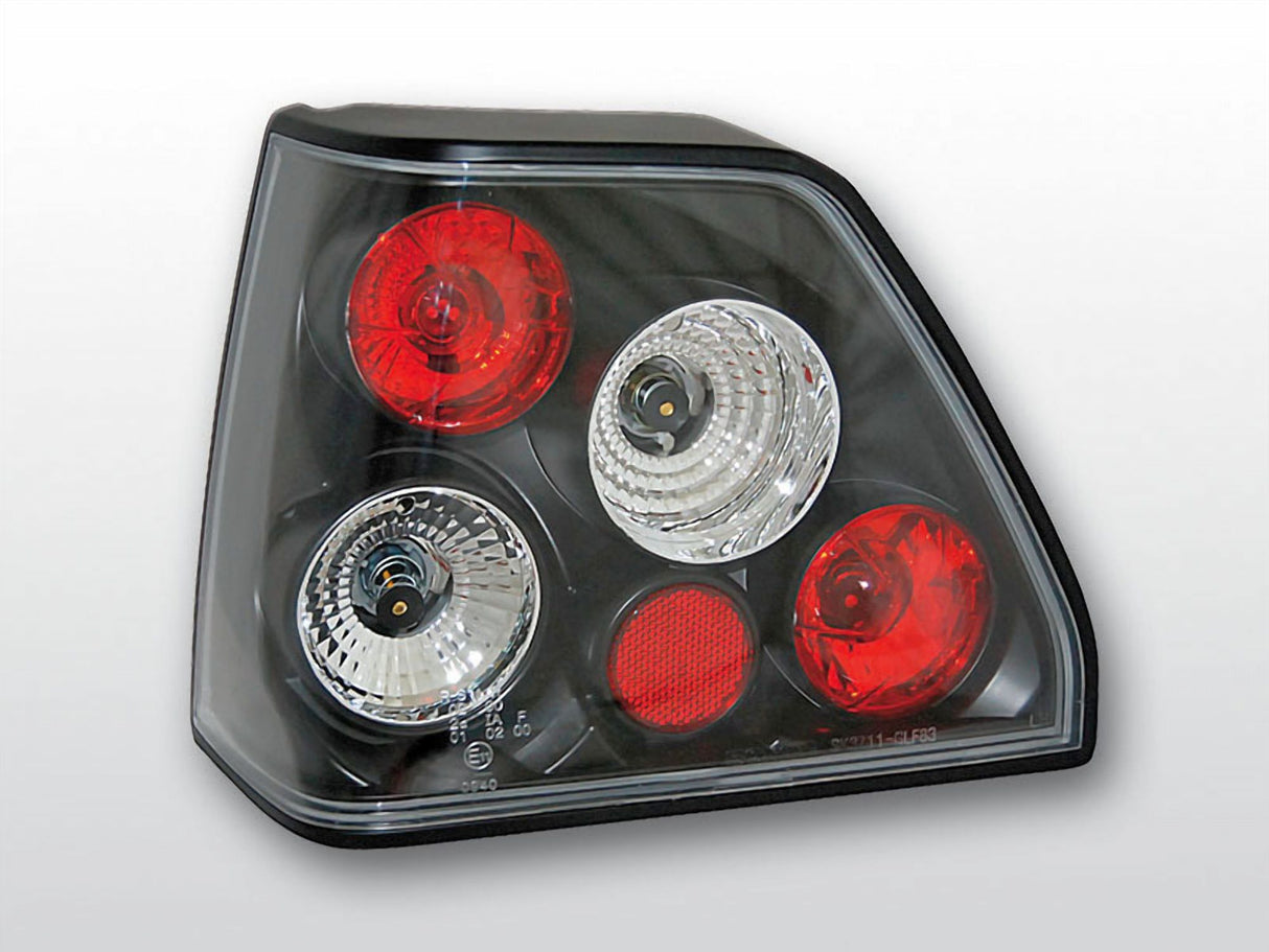 Schwarze Rückleuchten für VW Golf 2 83-91, Tuning LED Rücklichter Set