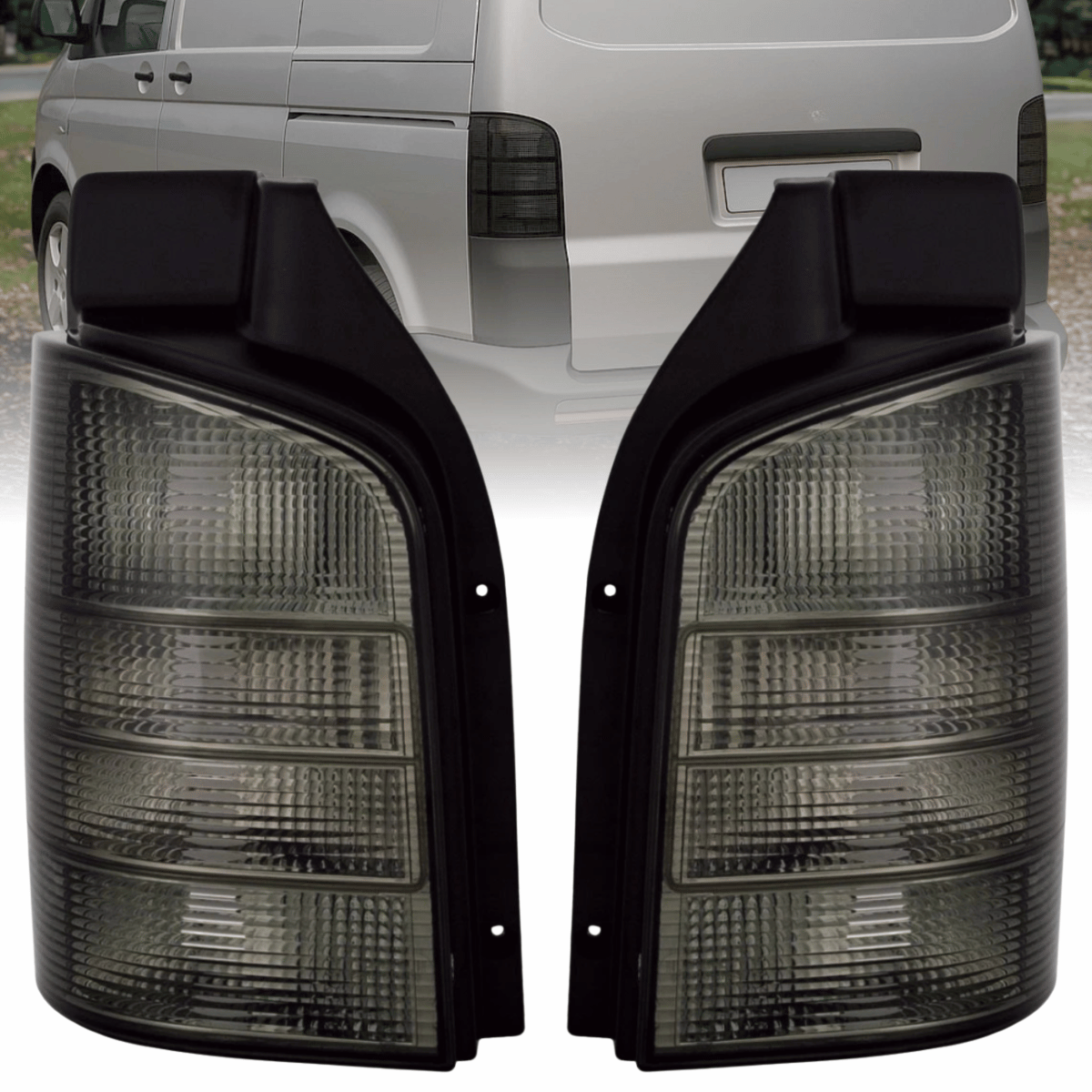 leuchten Set 03-09 smoke, getönte Heckleuchten für Transporter für VW T5 Rück