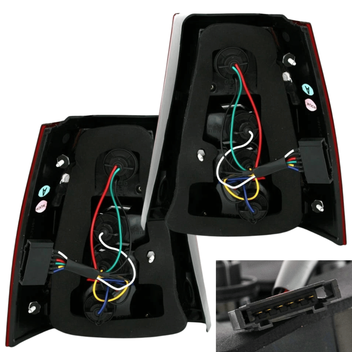 Halogen Rückleuchten Set Rot Smoke für VW Golf 4 Variant & Bora Kombi 1999–2006