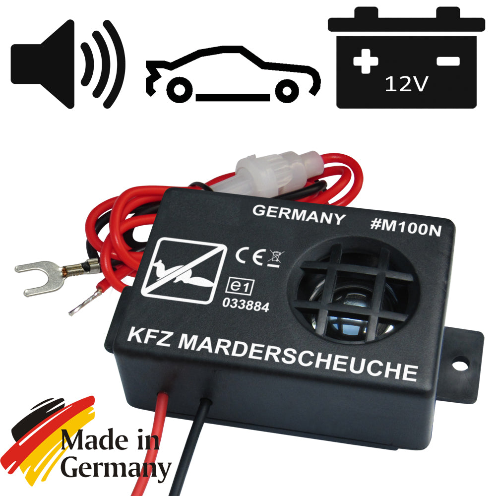 KFZ Marderscheuche mit Lautsprecher und 12V Anschluss, Made in Germany, #M100N
