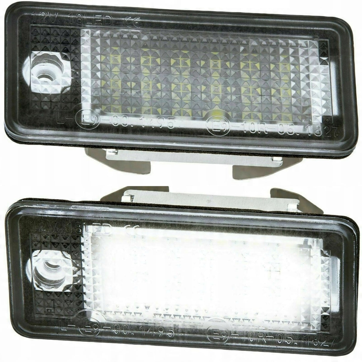 Für Audi A8 - LED Kennzeichenbeleuchtung - E-Prüfzeichen