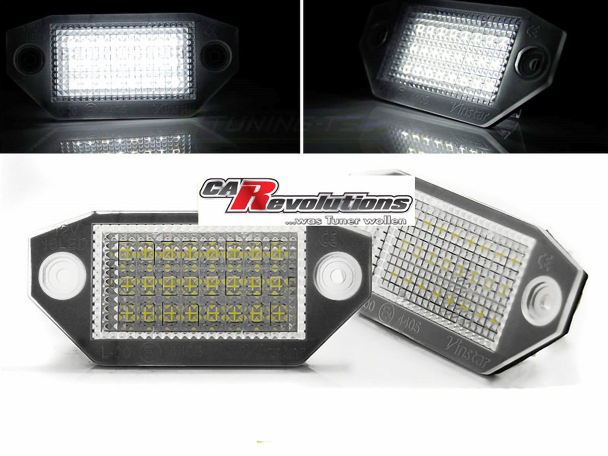 LED Kennzeichenbeleuchtung Set für Ford Mondeo MK3 2000 bis 2007
