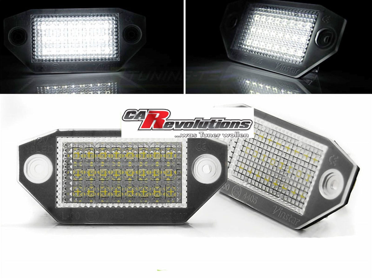 LED Kennzeichenbeleuchtung Set für Ford Mondeo MK3 2000 bis 2007