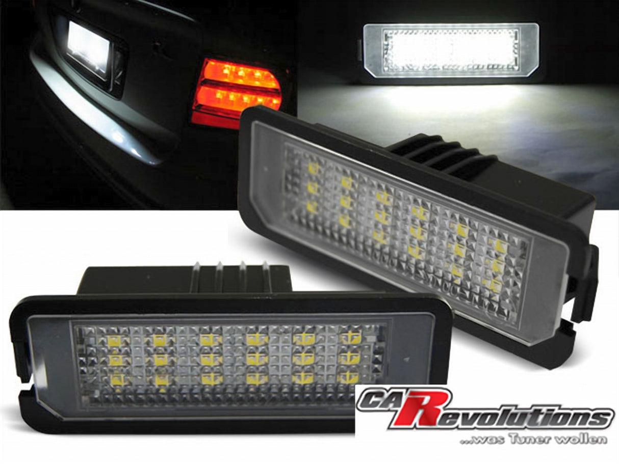 Für VW Golf 7 VII - LED Kennzeichenbeleuchtung - E-Prüfzeichen