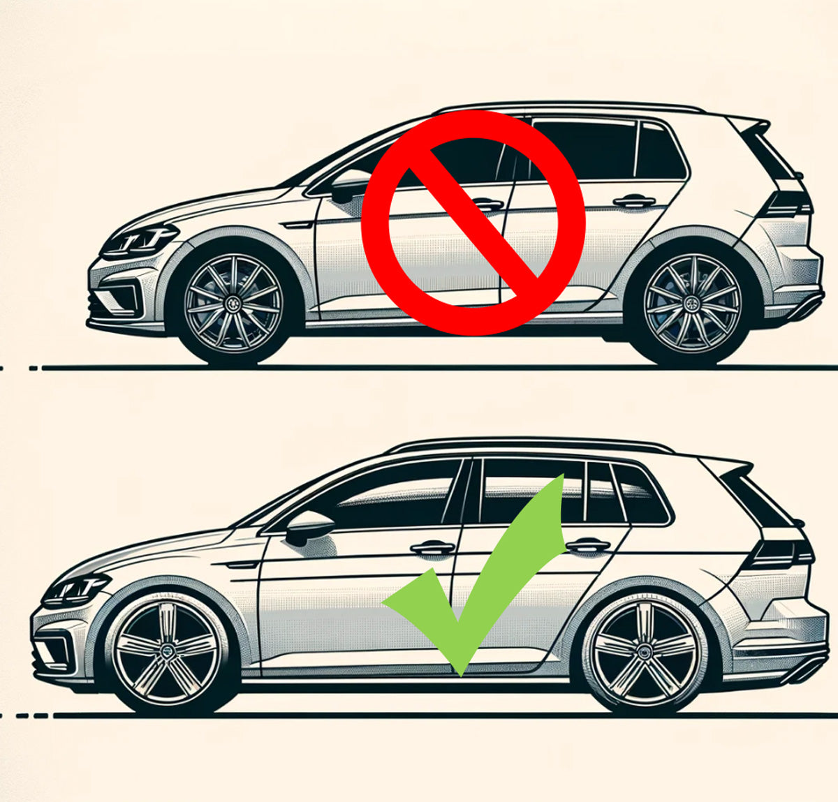 LED LightBar Rückleuchten für VW Golf 7 VII Facelift 2017-2019 VARIANT schwarz - CR Tuning
