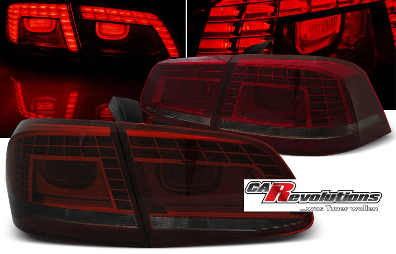 LED Rückleuchten rot matt smoke für VW Passat 3C B7 2010-2014 Limo - CR Tuning