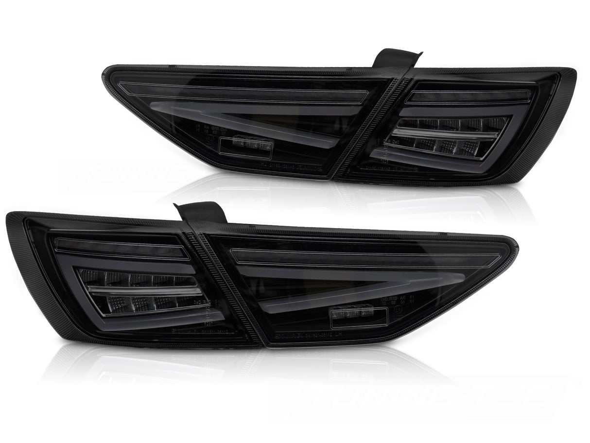 LED Rückleuchten Set Schwarz Smoke für Seat Leon III 5F 2012-2020 Lauflicht OEM Halogen