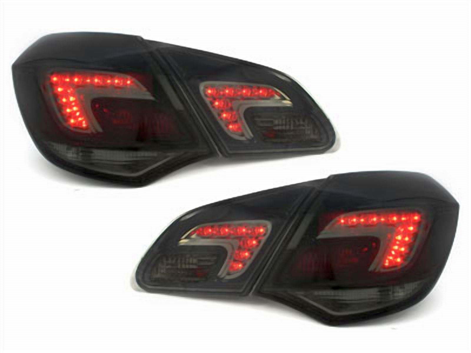 LED Rückleuchten in schwarz für Opel Astra J am Heck