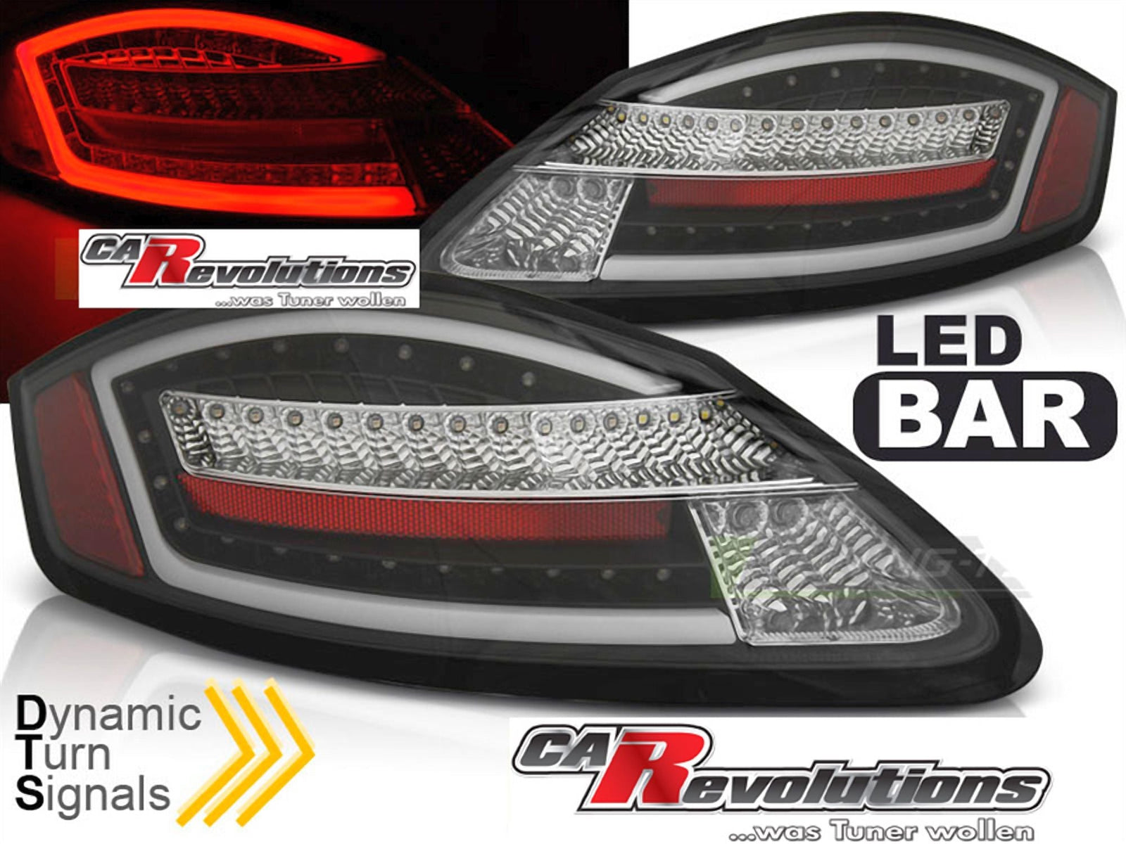 Scheinwerfer für VW Golf 1+2 I+II inneres Fernlicht m. SLR chrom
