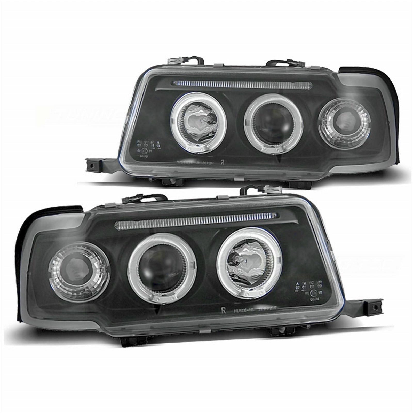 Xenon Scheinwerfer Set in schwarz für BMW 4er F32F33 2013-2017 mit LED-DRL & Blinkern