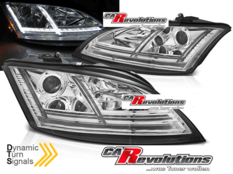 LED Angel Eyes Scheinwerfer Set für BMW E90E91 3er 2005-09.2008 schwarz