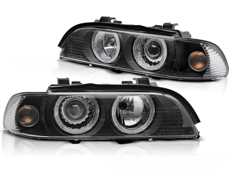 Angel Eyes Xenon Scheinwerfer für BMW 5er E39 – Evo-Optik mit LED-Upgrade