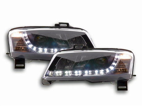 LED Scheinwerfer nachrüsten Set für Fiat Stilo in schwarz