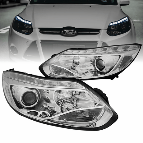 LED Angel Eyes Scheinwerfer Set in schwarz für Seat Ibiza  Cordoba Polo VARIANT, SEDAN 10.93-08.1999